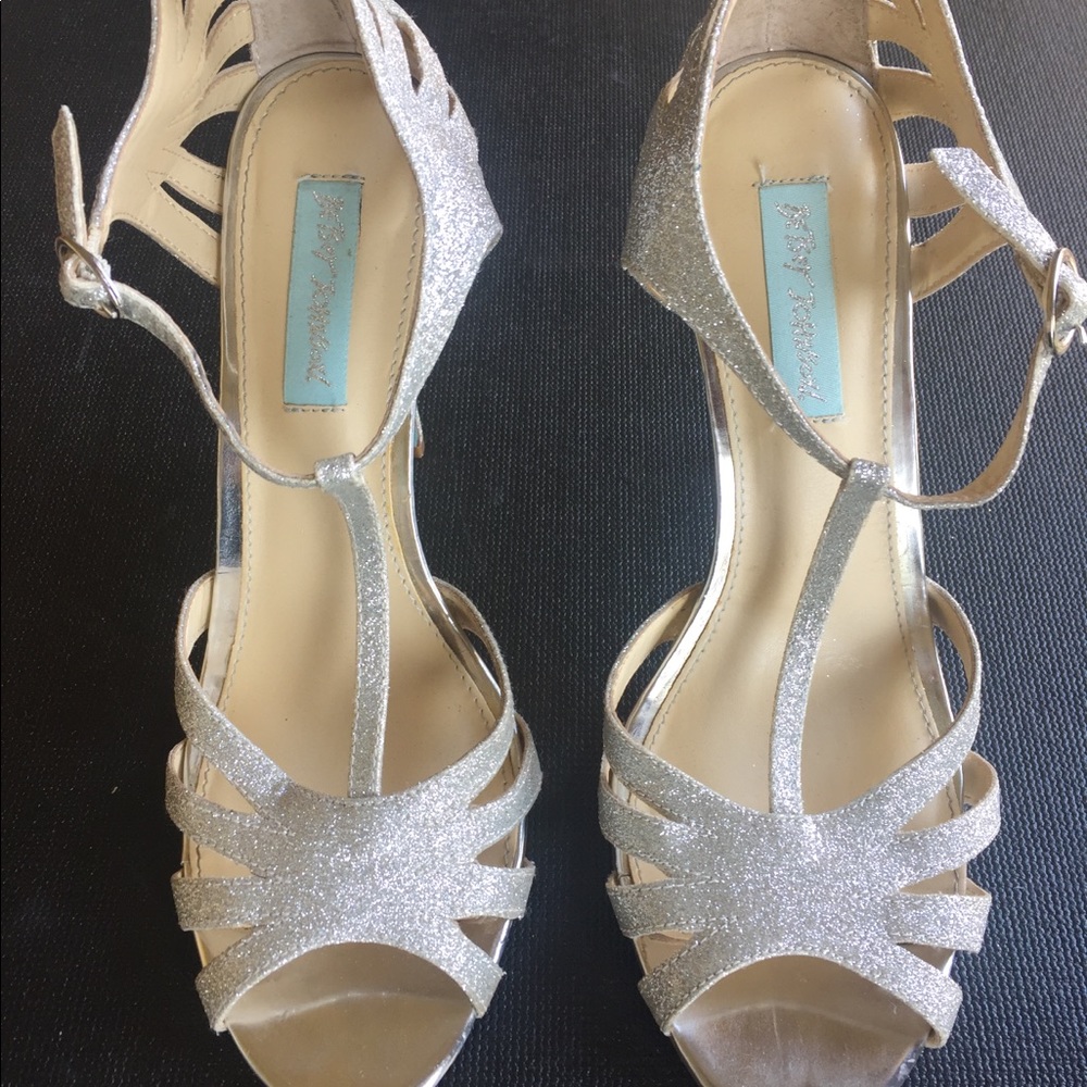 Betsy Johnson Sparkle Heels